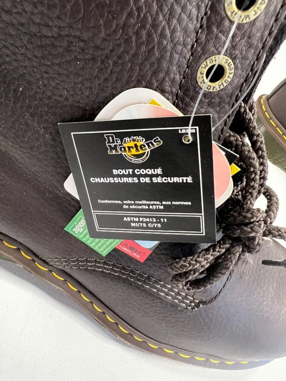 🥾 Brand New in Box: Dr. Martens Icon 7B10 Steel Toe Work Boots